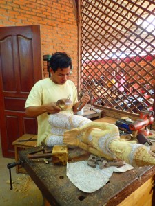 Siem Reap : ateliers d'artisanat | Traditional workshops 